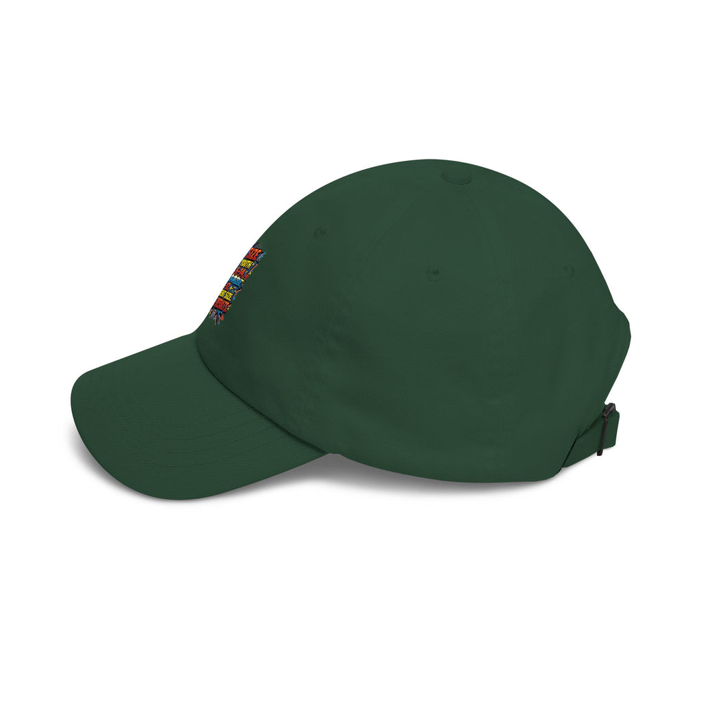 Dad Cap — "Sock Size in My Youth" Retro Comic Dad Hat