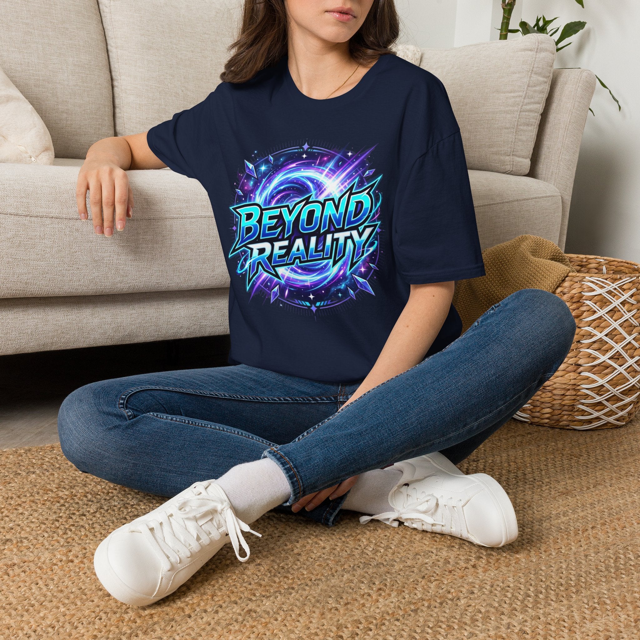 Beyond Reality Graphic T‑Shirt — Cosmic Portal Gaming Tee