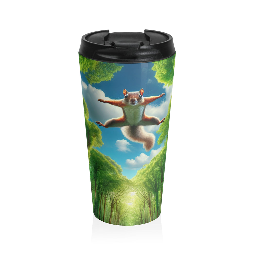 Flying Squirrel Stainless Steel Travel Mug (15oz)