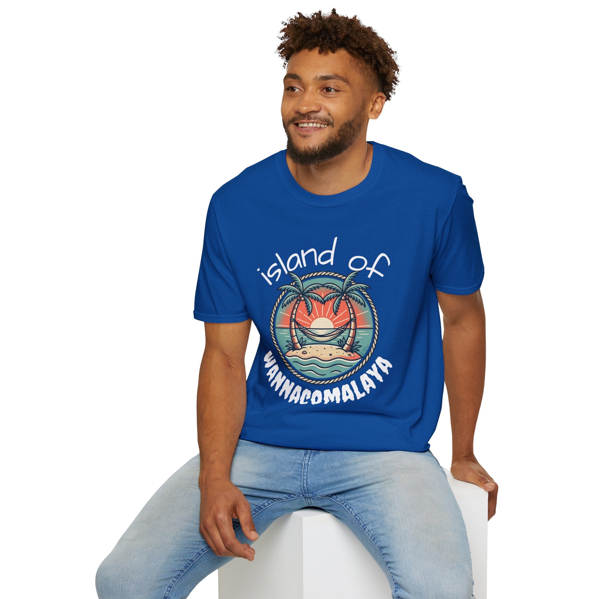 Island of Wannacomalaya Unisex Softstyle T-Shirt