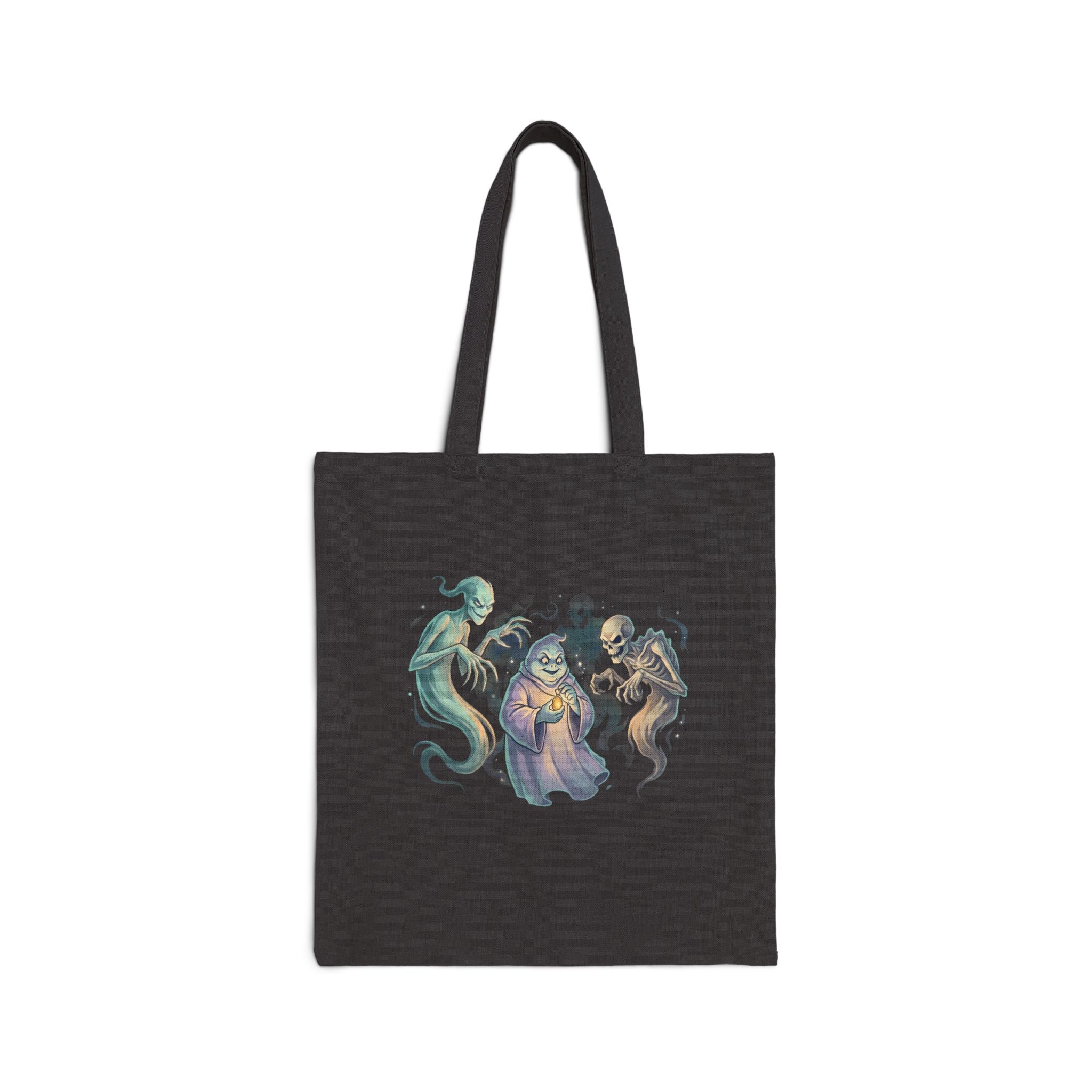 SPIRITS OF HALLOWEEN Cotton Canvas Tote Bag
