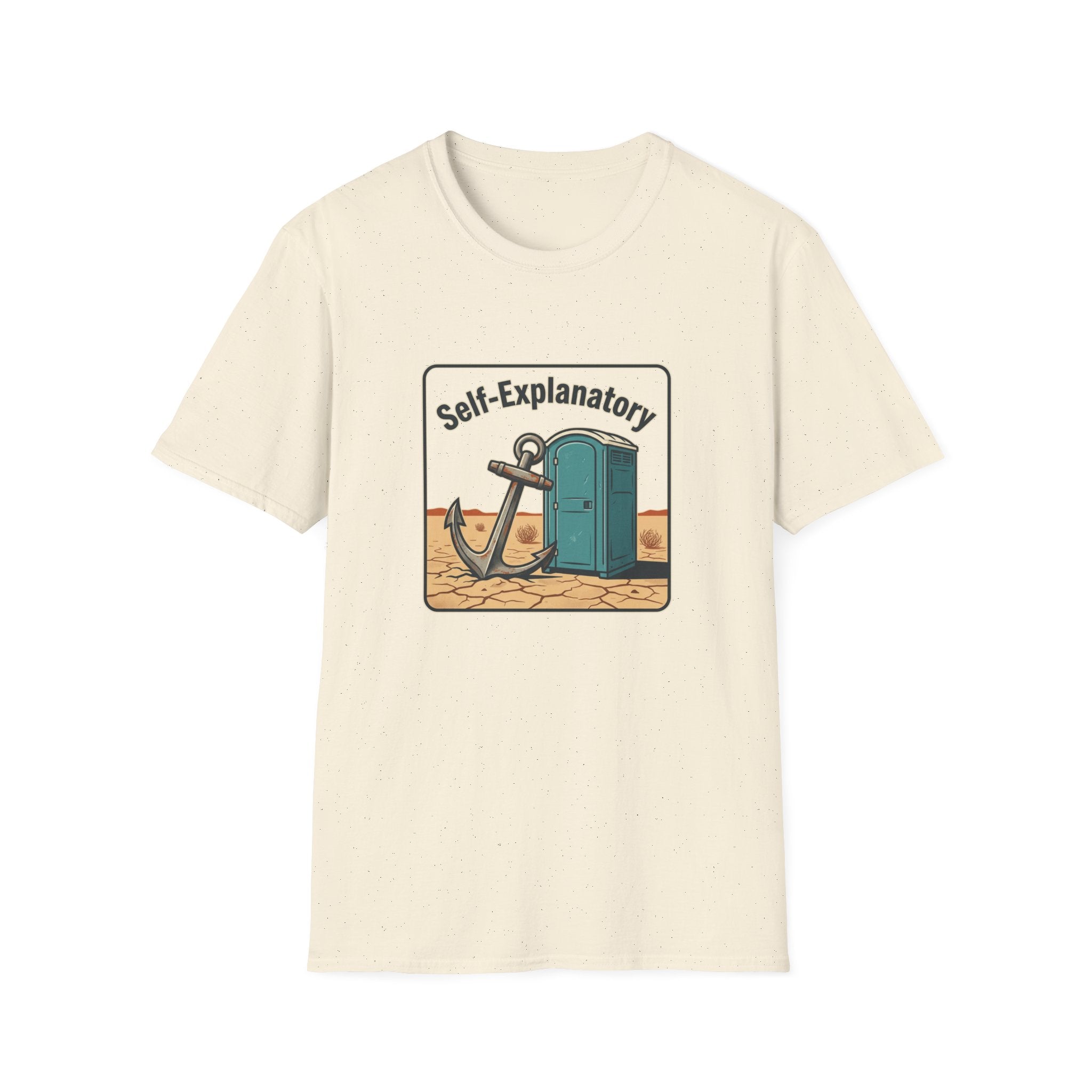 Self-Explanatory Anchor Outhouse Funny Unisex T-Shirt