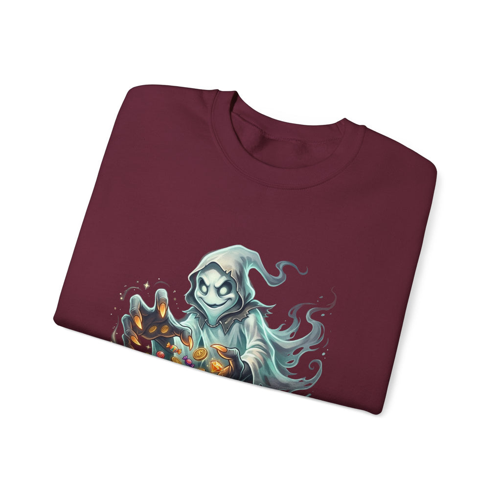 Treasure Ghost Halloween Crewneck Sweatshirt
