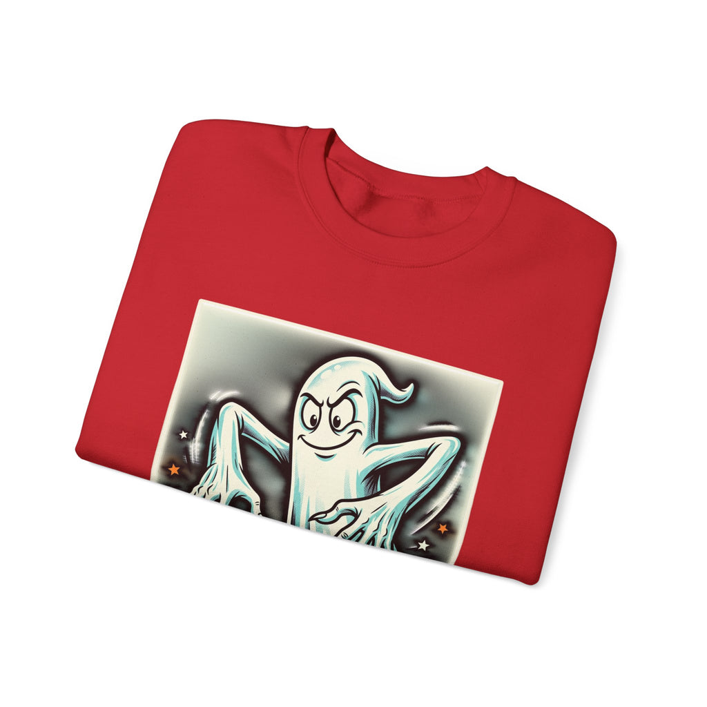 Vintage Candy Ghost Halloween Crewneck Sweatshirt
