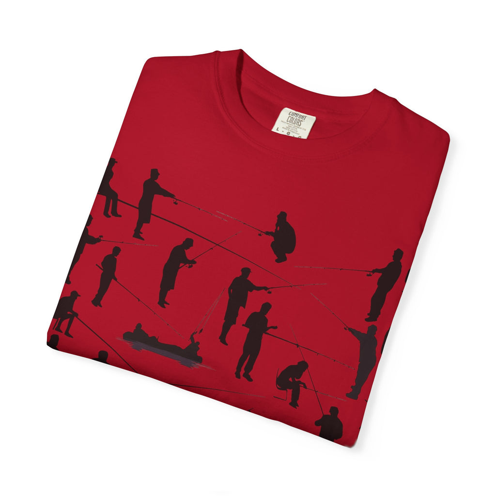 Different Styles of Fishing Garment-Dyed T-Shirt — New Colors