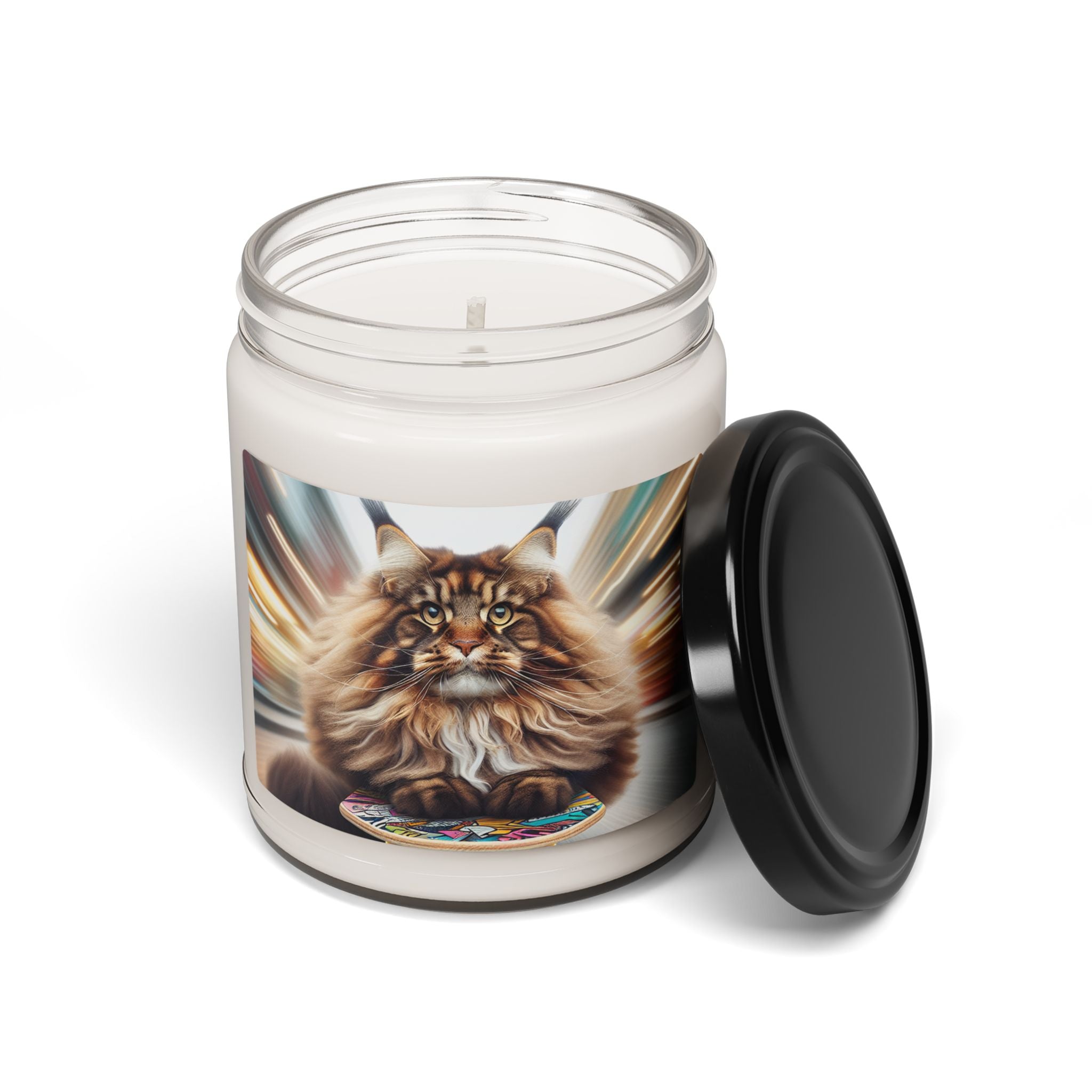 Maine Coon Cat Scented Candle (9oz)
