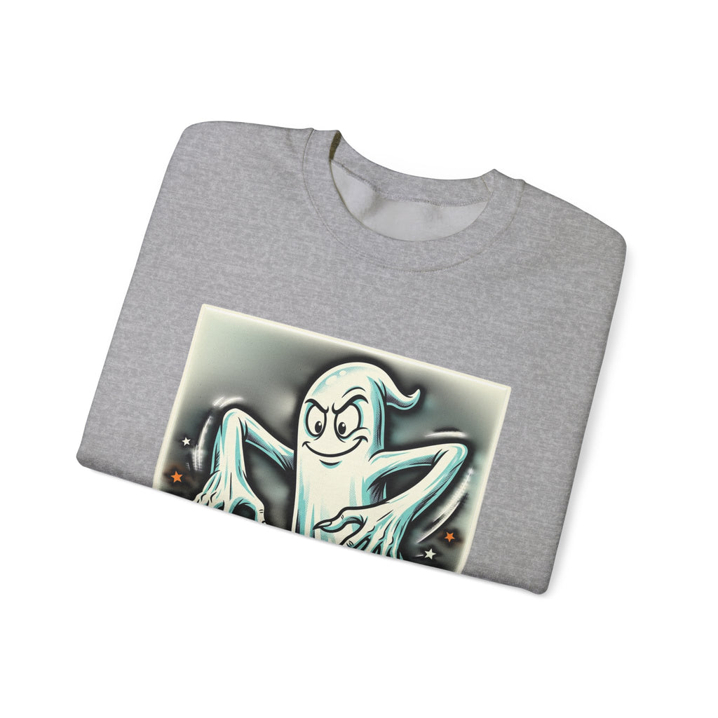 Vintage Candy Ghost Halloween Crewneck Sweatshirt