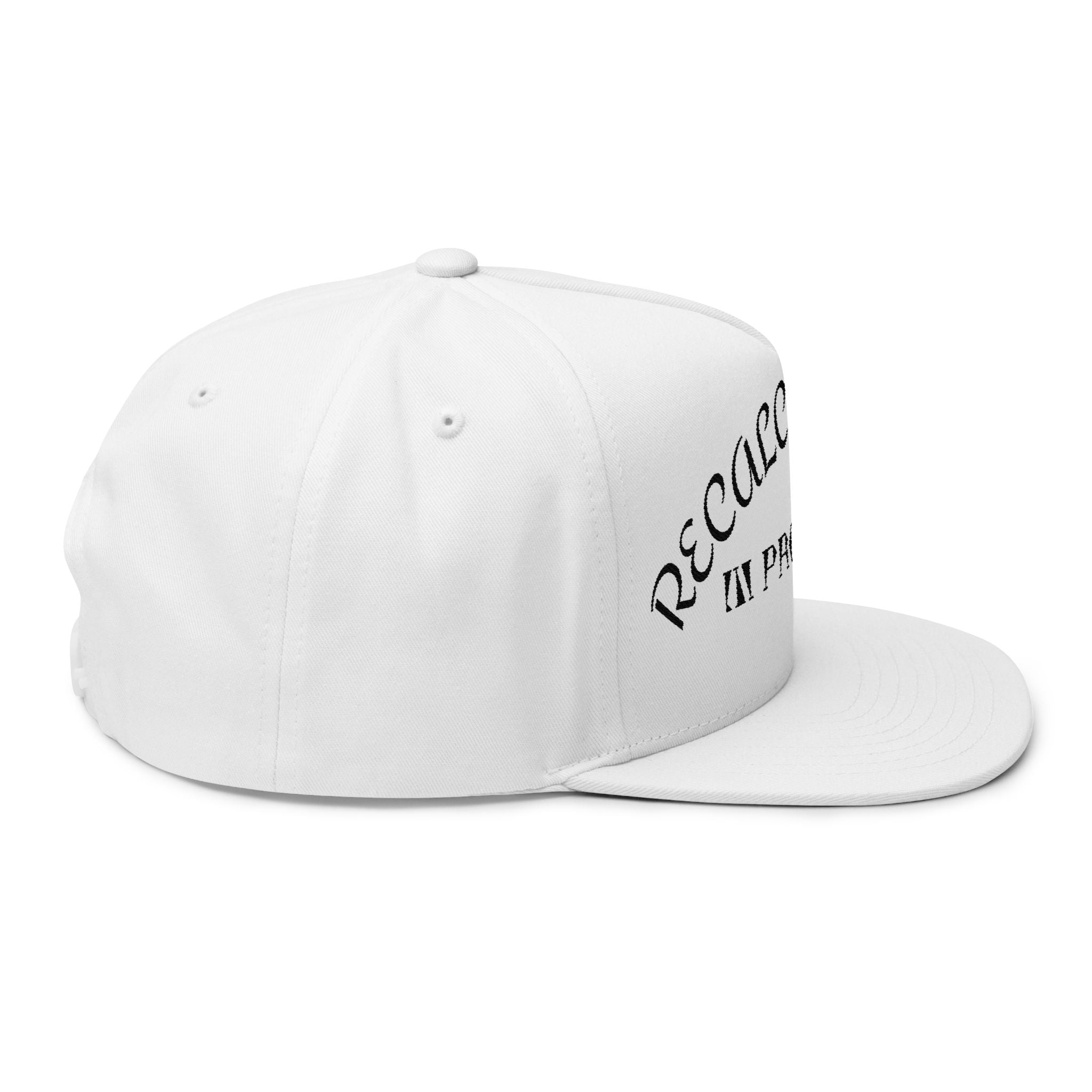 RECALCITRANCE Flat Bill Cap (Embroidery)