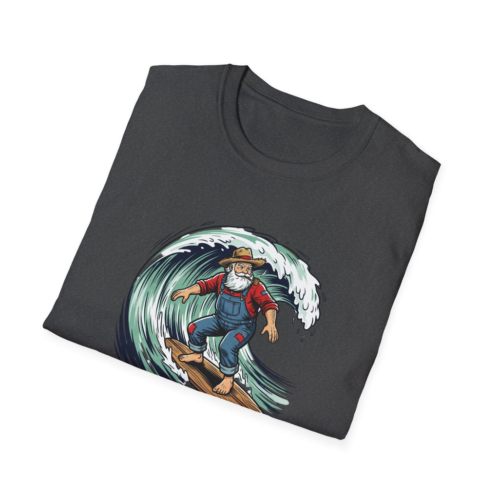 Redneck Santa T-Shirt — Surfing Santa Holiday Graphic Tee