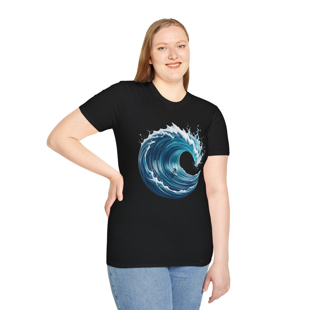 Ocean Wave T-Shirt — Coastal Surf Graphic Tee