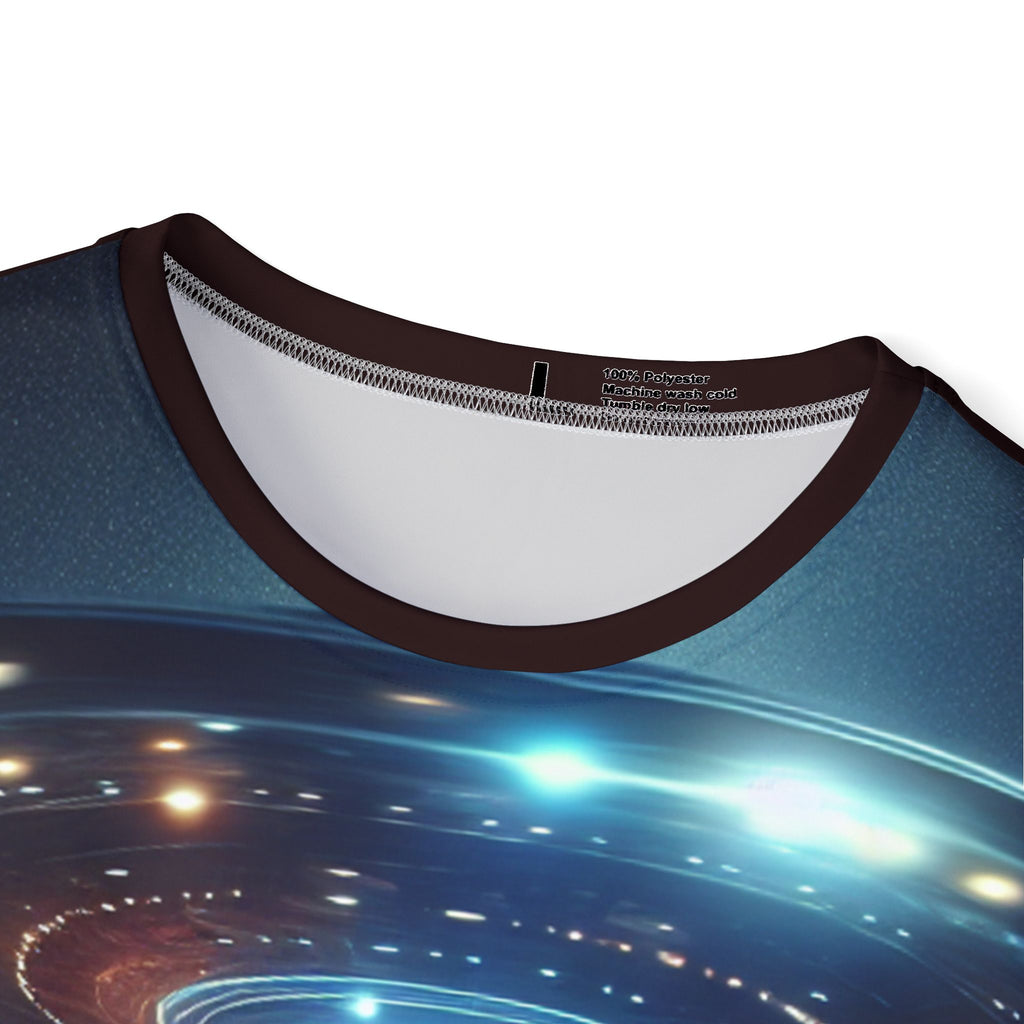 Volcano UFO Sci‑Fi Men's Sports Jersey — All‑Over Print