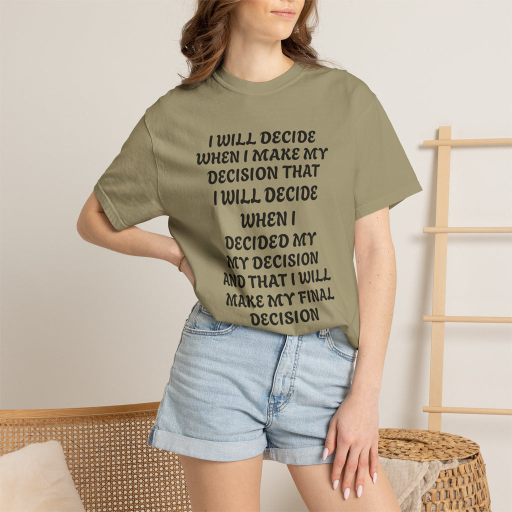 Unisex Garment-Dyed T-shirt
