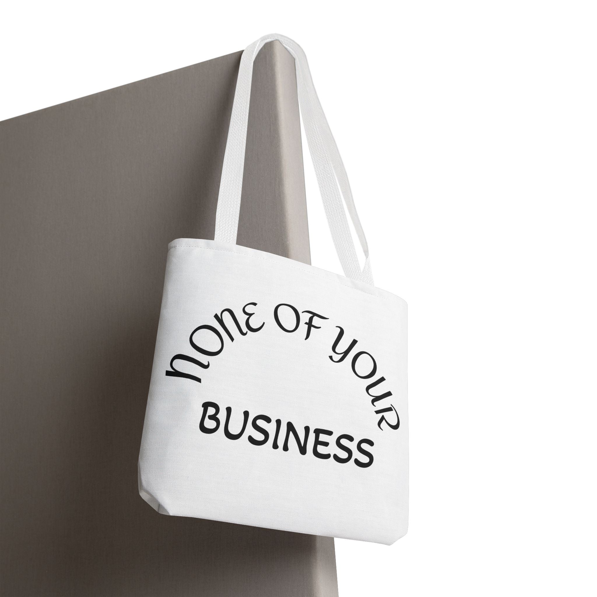 None of your Business (rat on the backside)Tote Bag (AOP)
