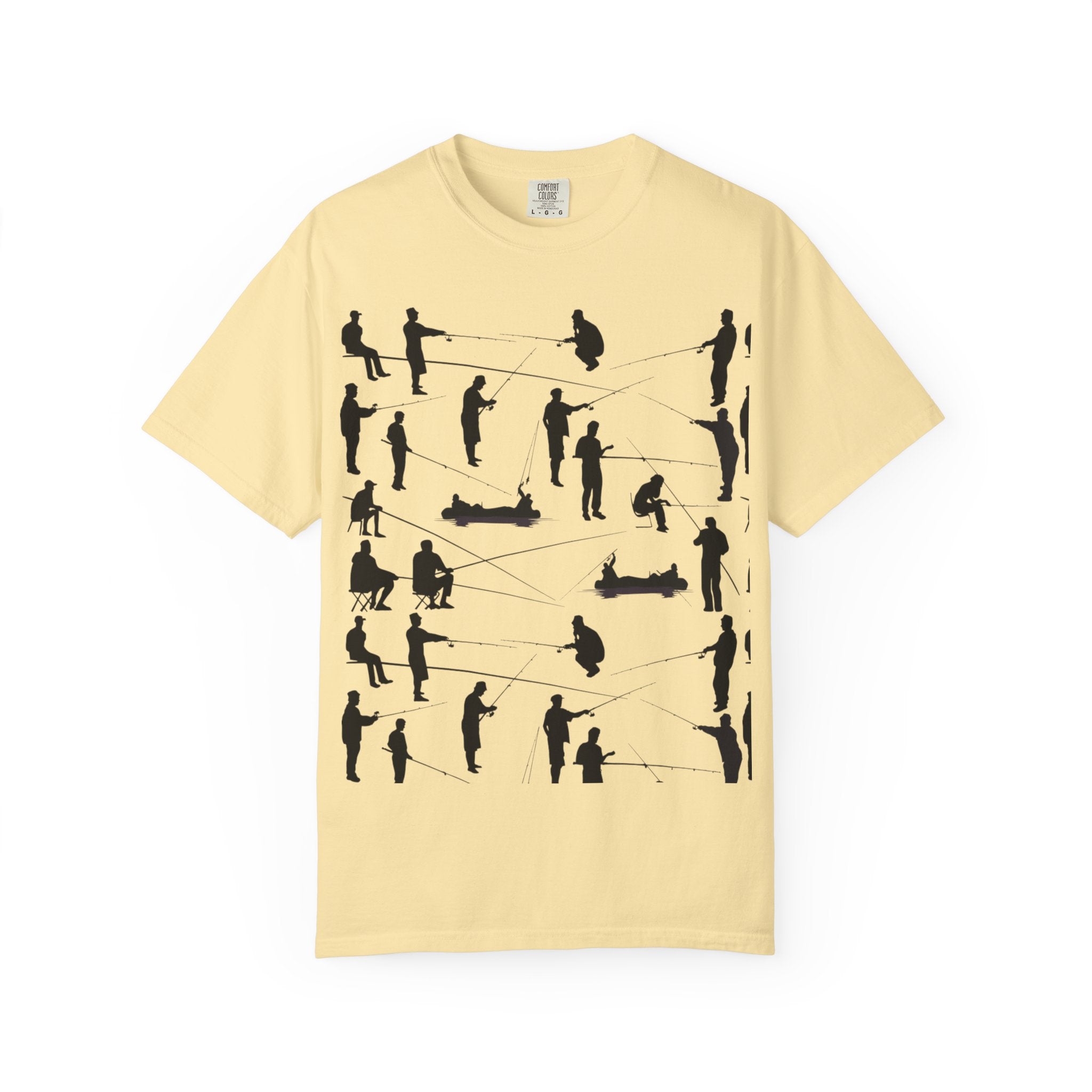 Different Styles of Fishing Garment-Dyed T-Shirt — New Colors
