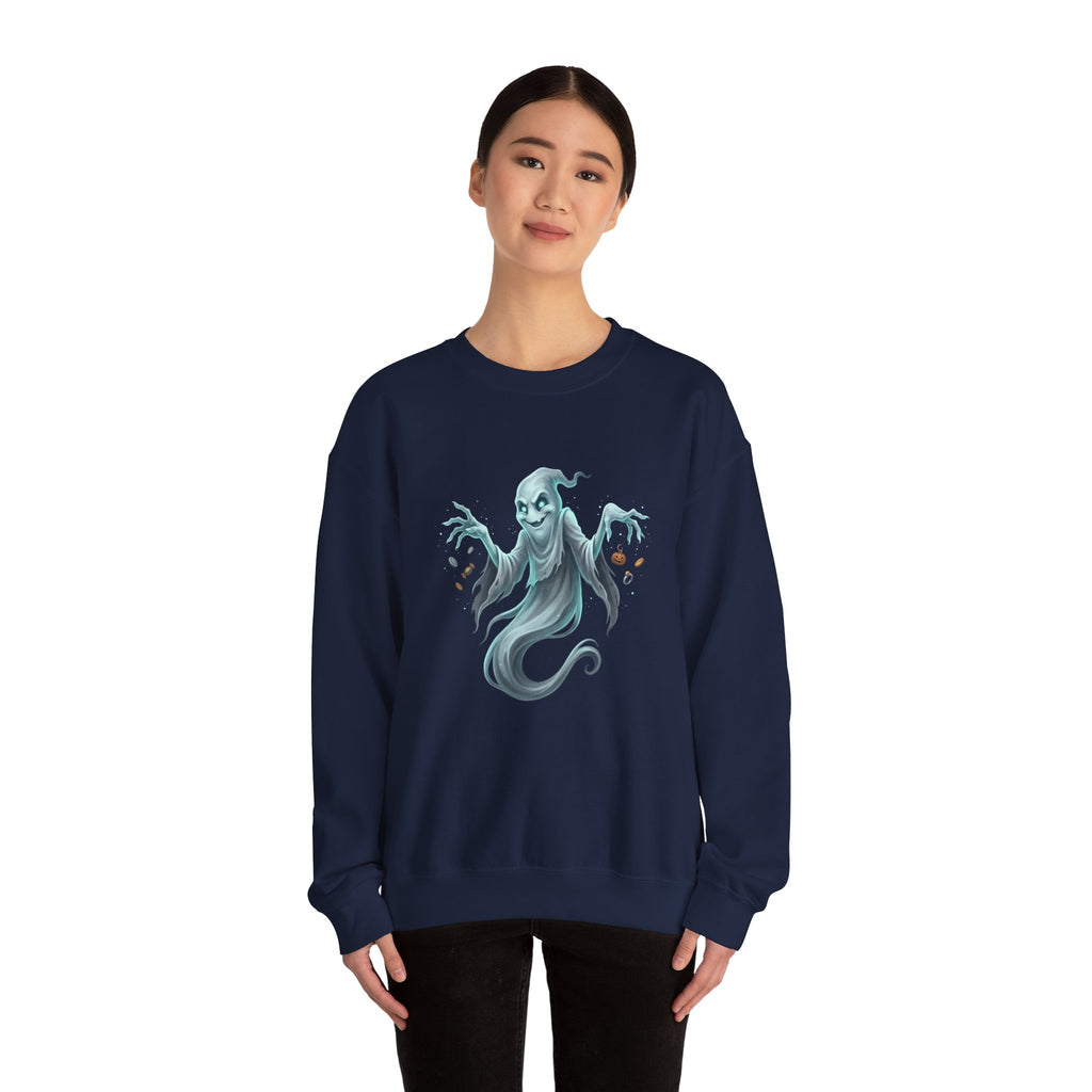 Mischief Ghost Halloween Crewneck Sweatshirt