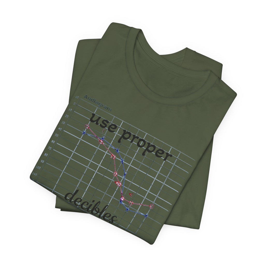 DECIBEL METER Jersey Short Sleeve Tee