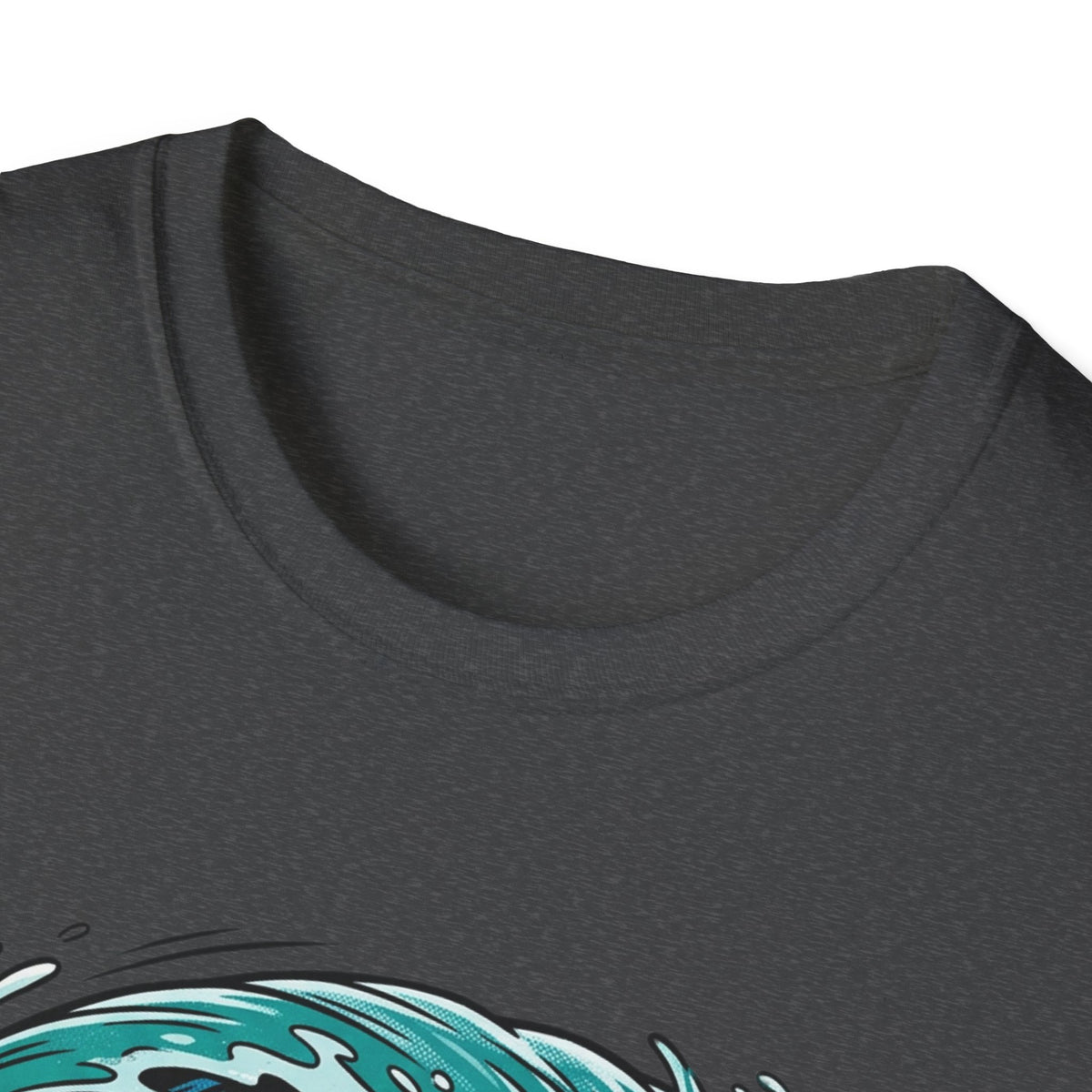 Surfing Santa T-Shirt — Christmas Beach Holiday Tee