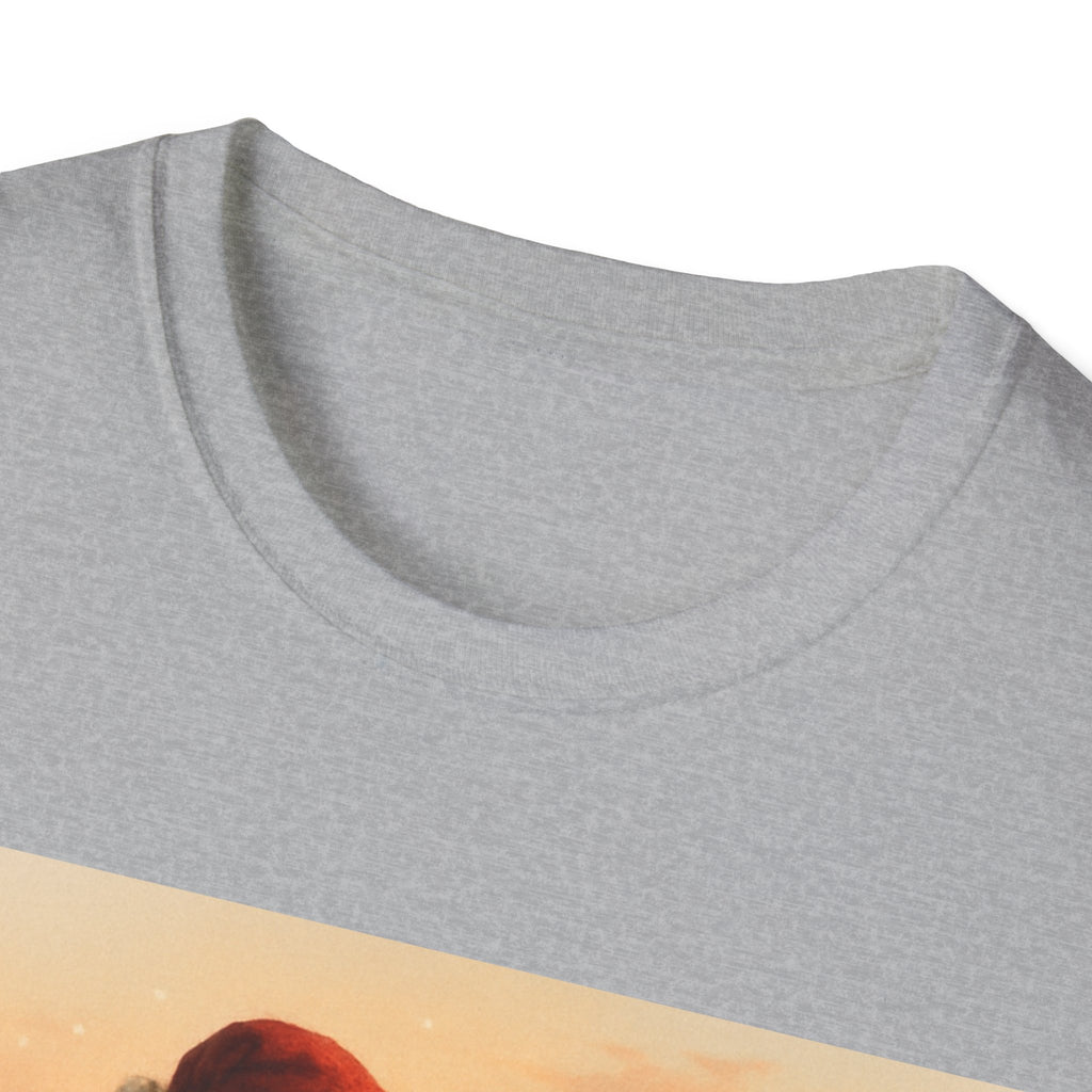 Santa Fishing Christmas T-Shirt