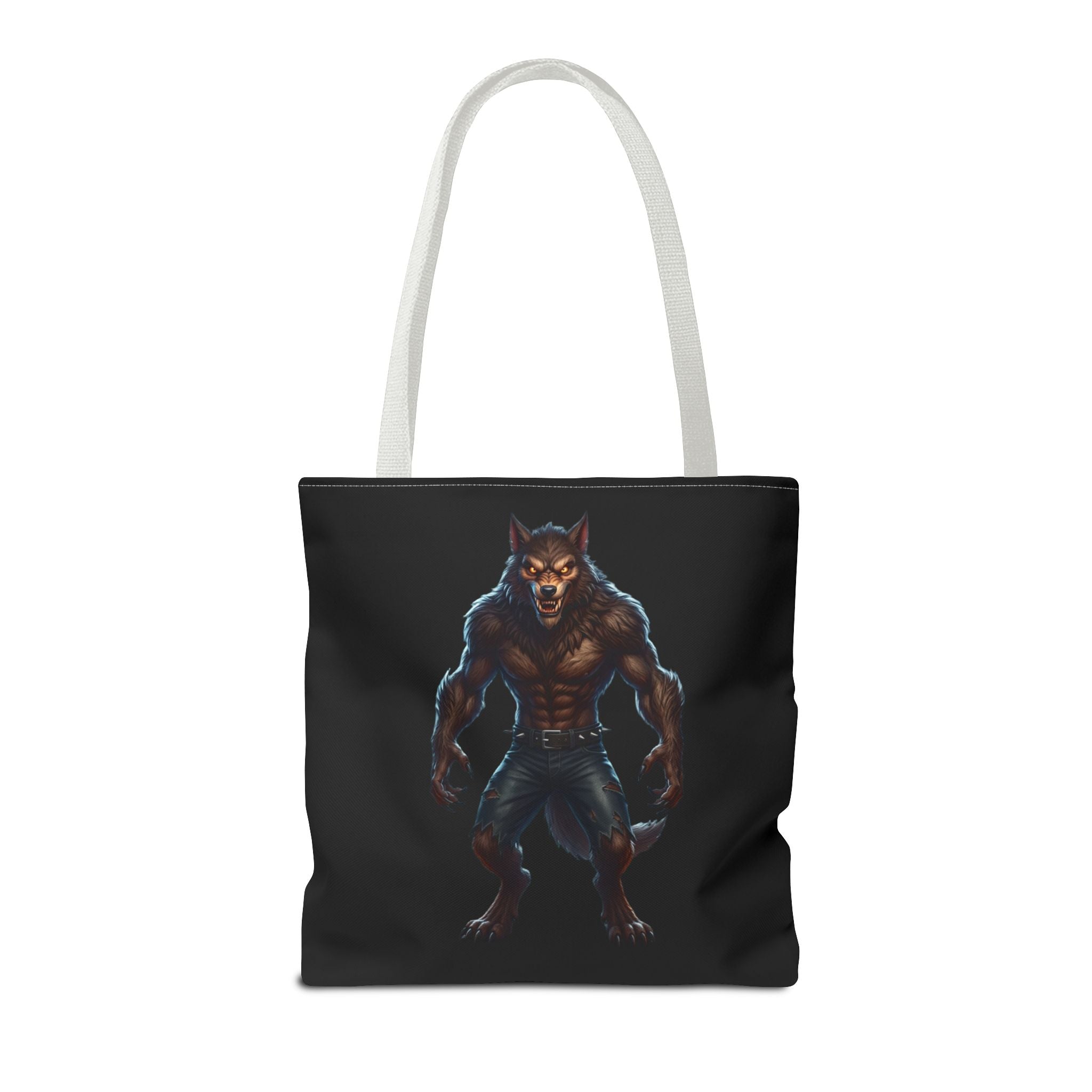 Werewolf Tote Bag — Dark Fantasy Creature Shopper