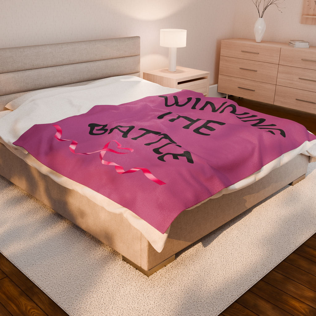 Velveteen Plush Blanket - Winning the Battle