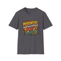 T-Shirt — Comic Pop Art “Potential in the Adjective Sense Don’t Work!” Graphic Tee