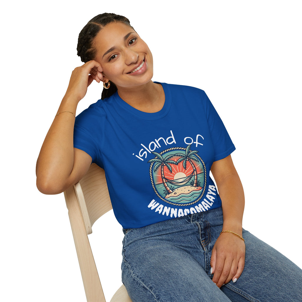 Island of Wannacomalaya Unisex Softstyle T-Shirt