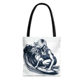 Female Surfer Tote Bag (AOP)