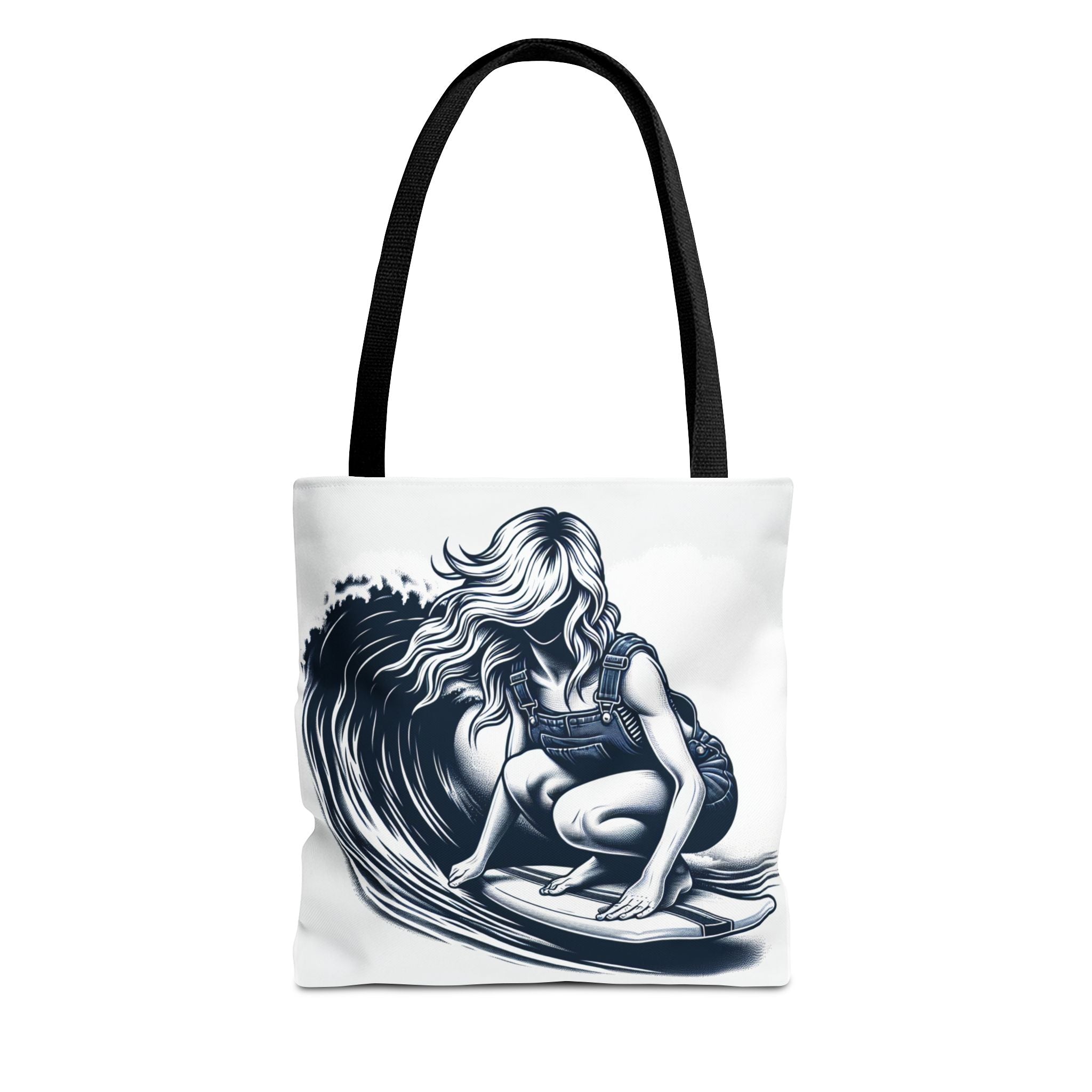 Female Surfer Tote Bag (AOP)
