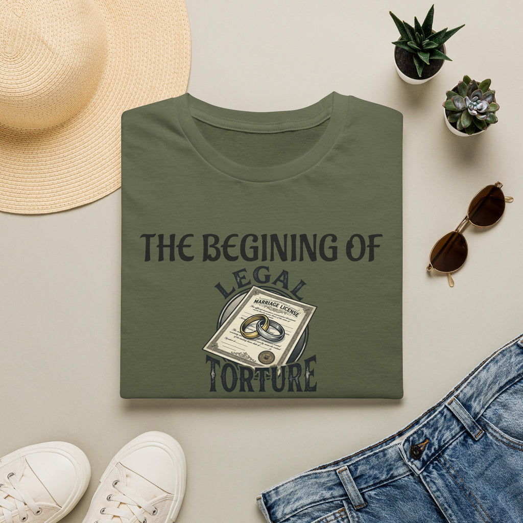 Legal Torture Money Graphic T-Shirt — Funny Lawyer/Legal Humor Tee