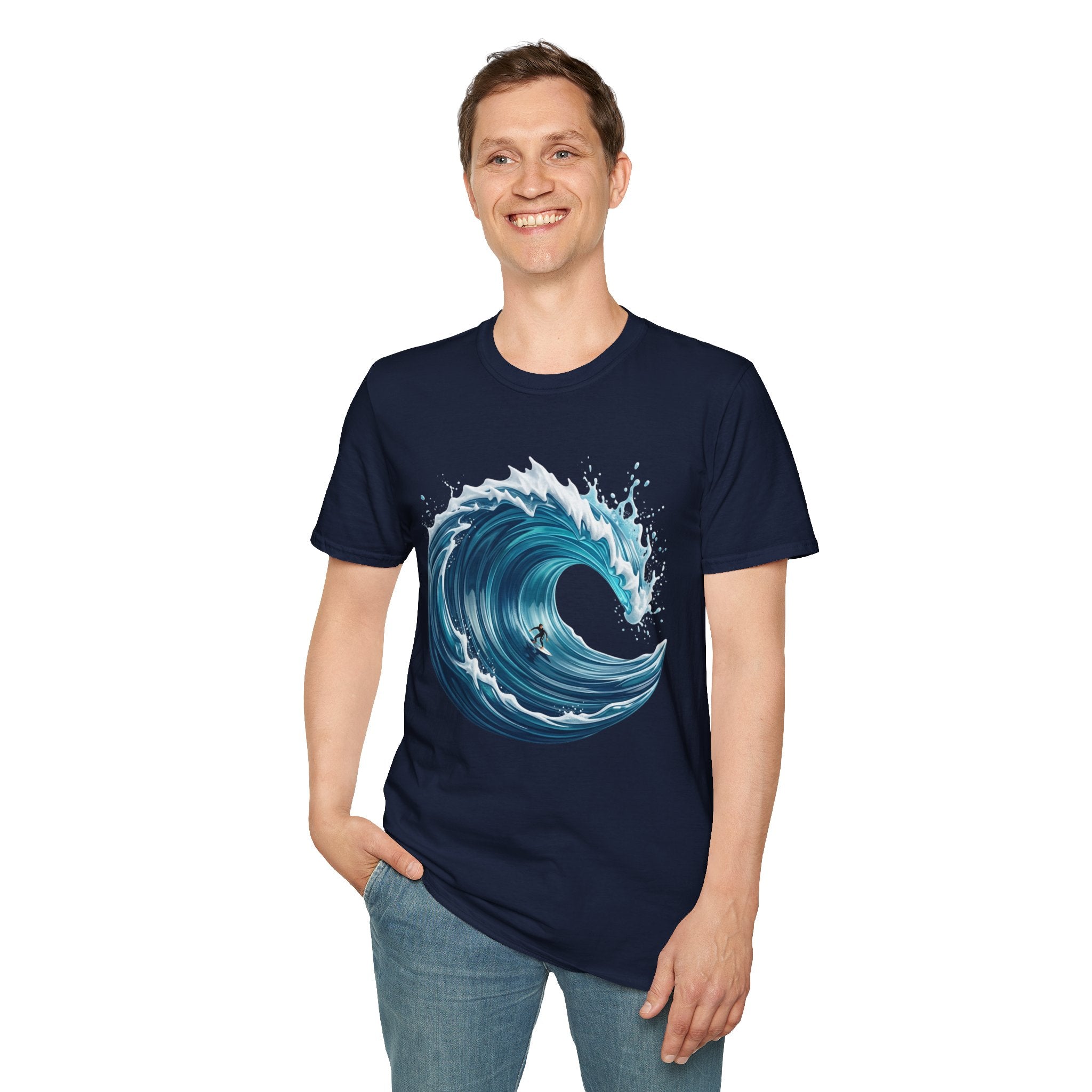 Ocean Wave T-Shirt — Coastal Surf Graphic Tee