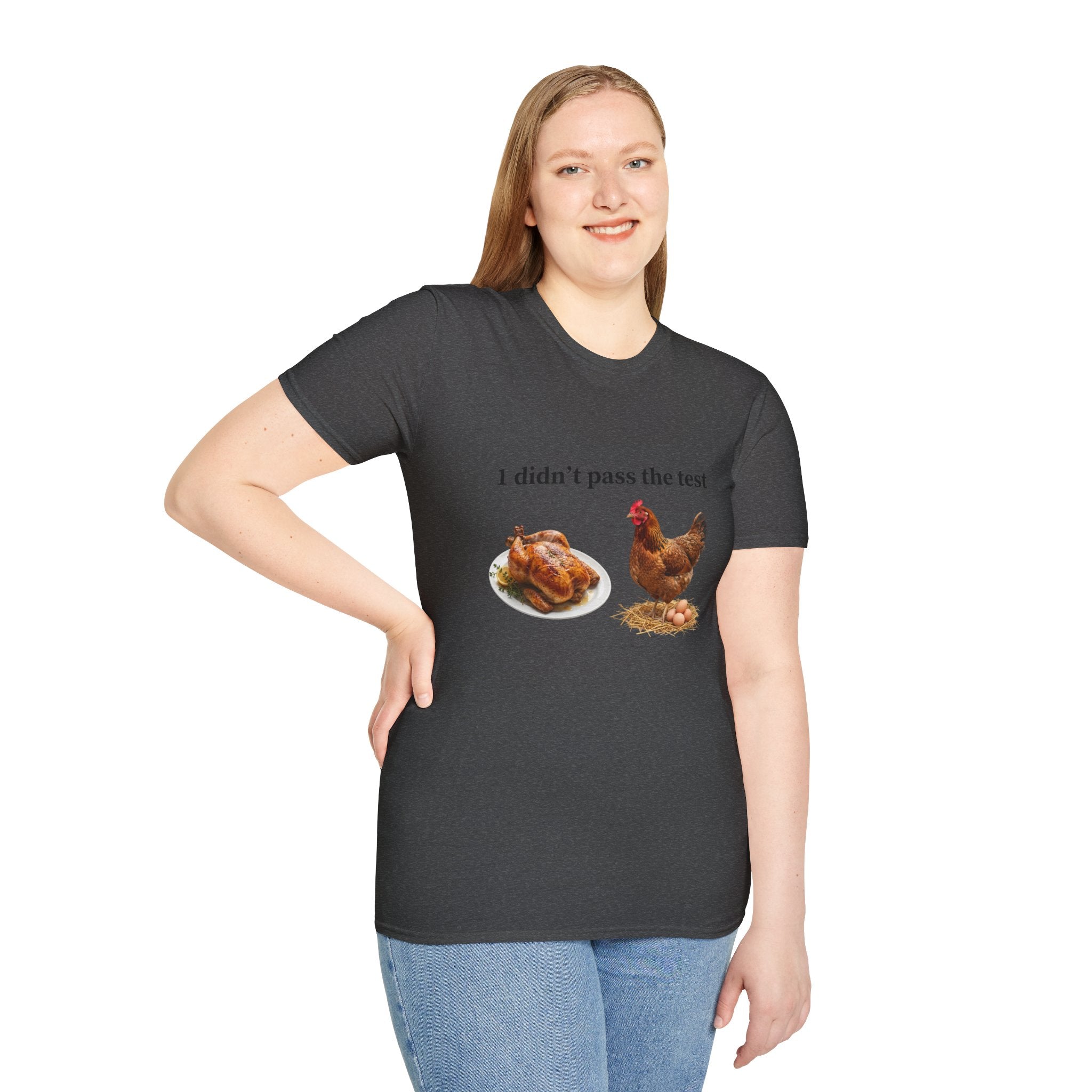 CHICKEN DIDN'T MAKE IT Unisex Soft style T-Shirt