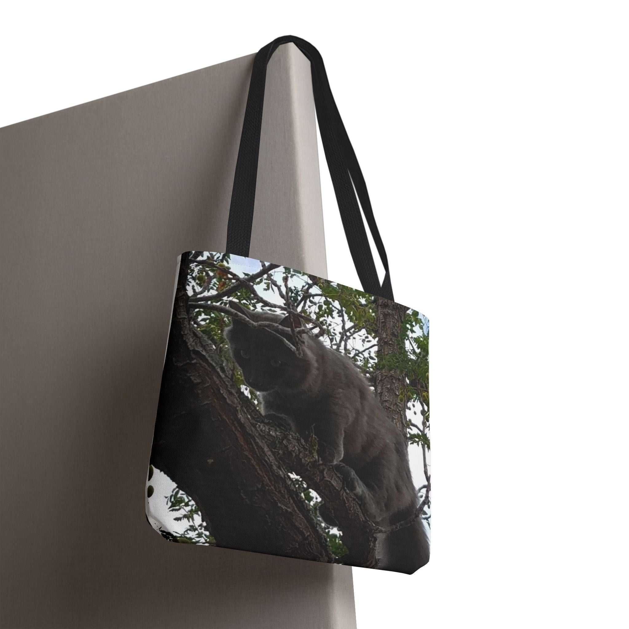 Kitty in a Tree Tote Bag