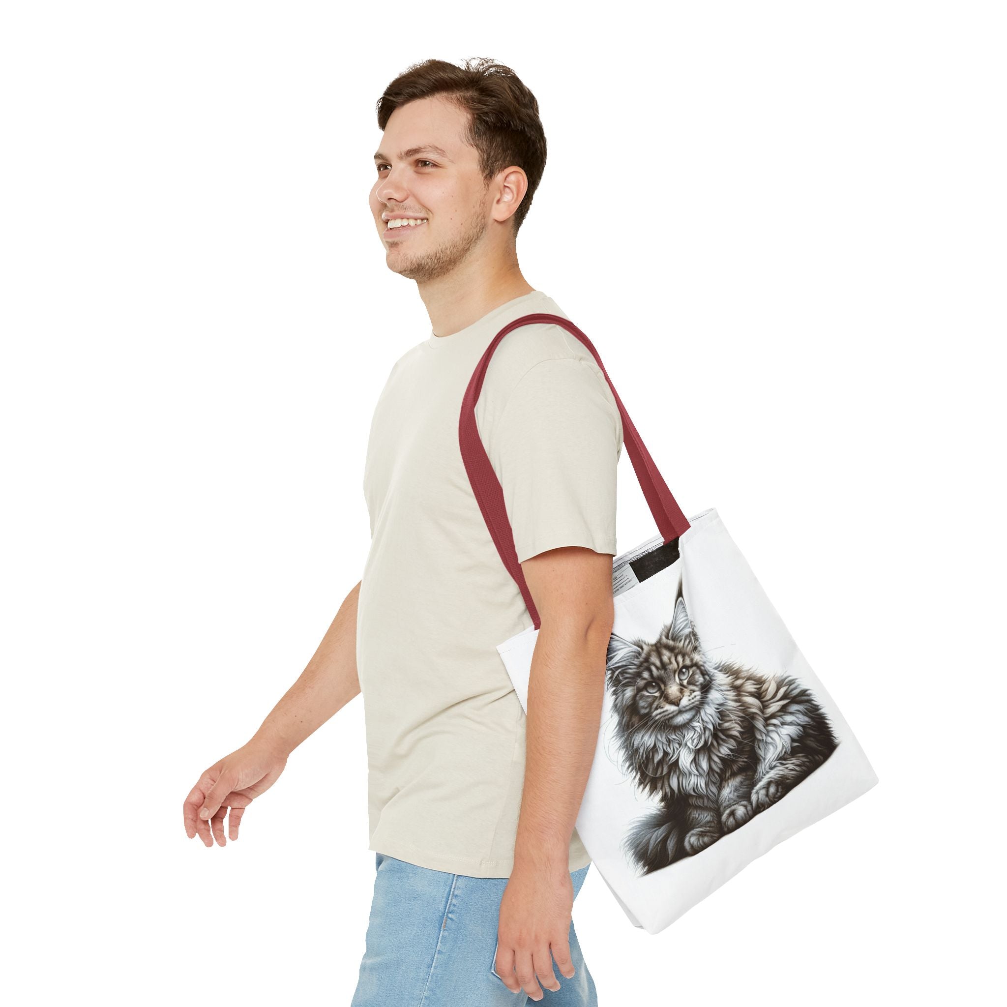 Maine Coon Cat Tote Bag (AOP)