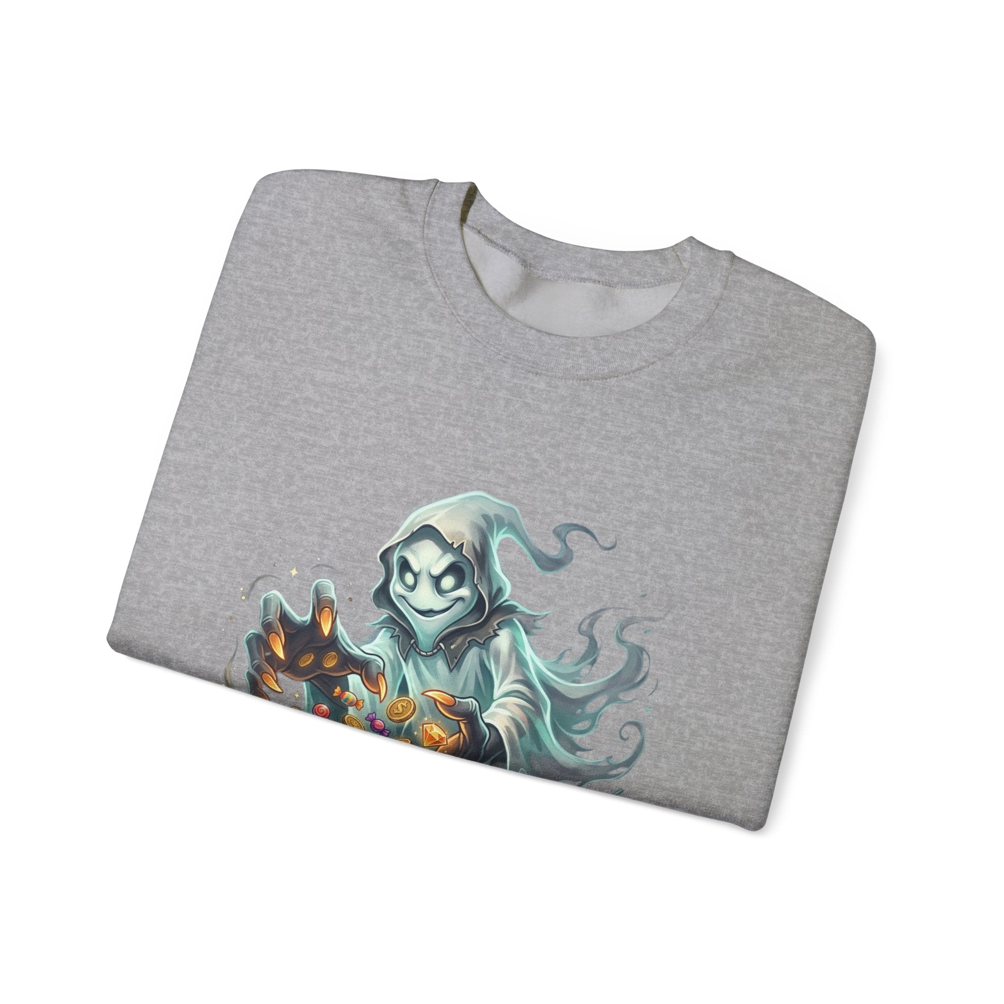Treasure Ghost Halloween Crewneck Sweatshirt