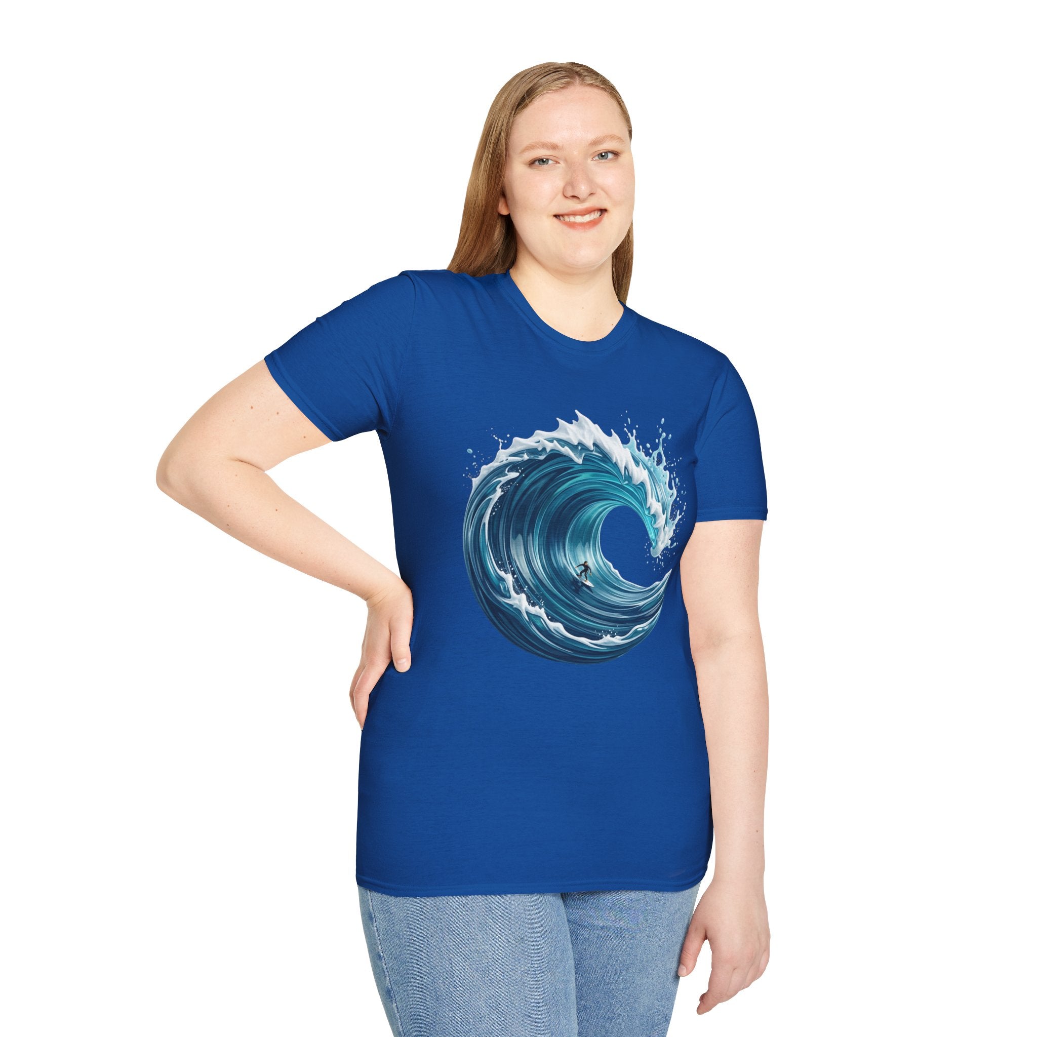 Ocean Wave T-Shirt — Coastal Surf Graphic Tee
