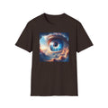 Surreal Sky Eye T-Shirt — Cosmic Blue Eye Artwork Tee