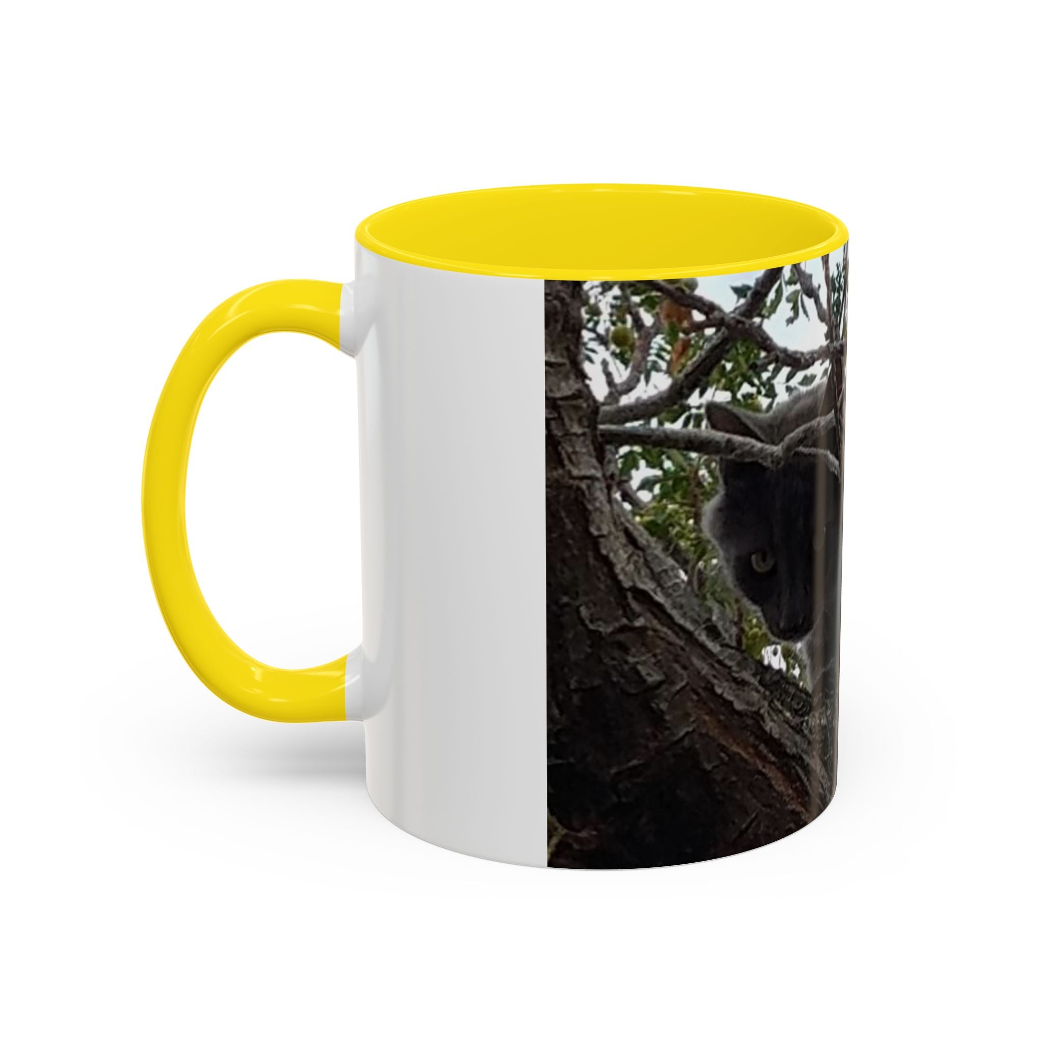Cat in a Tree Accent Coffee Mug (11oz, 15oz)
