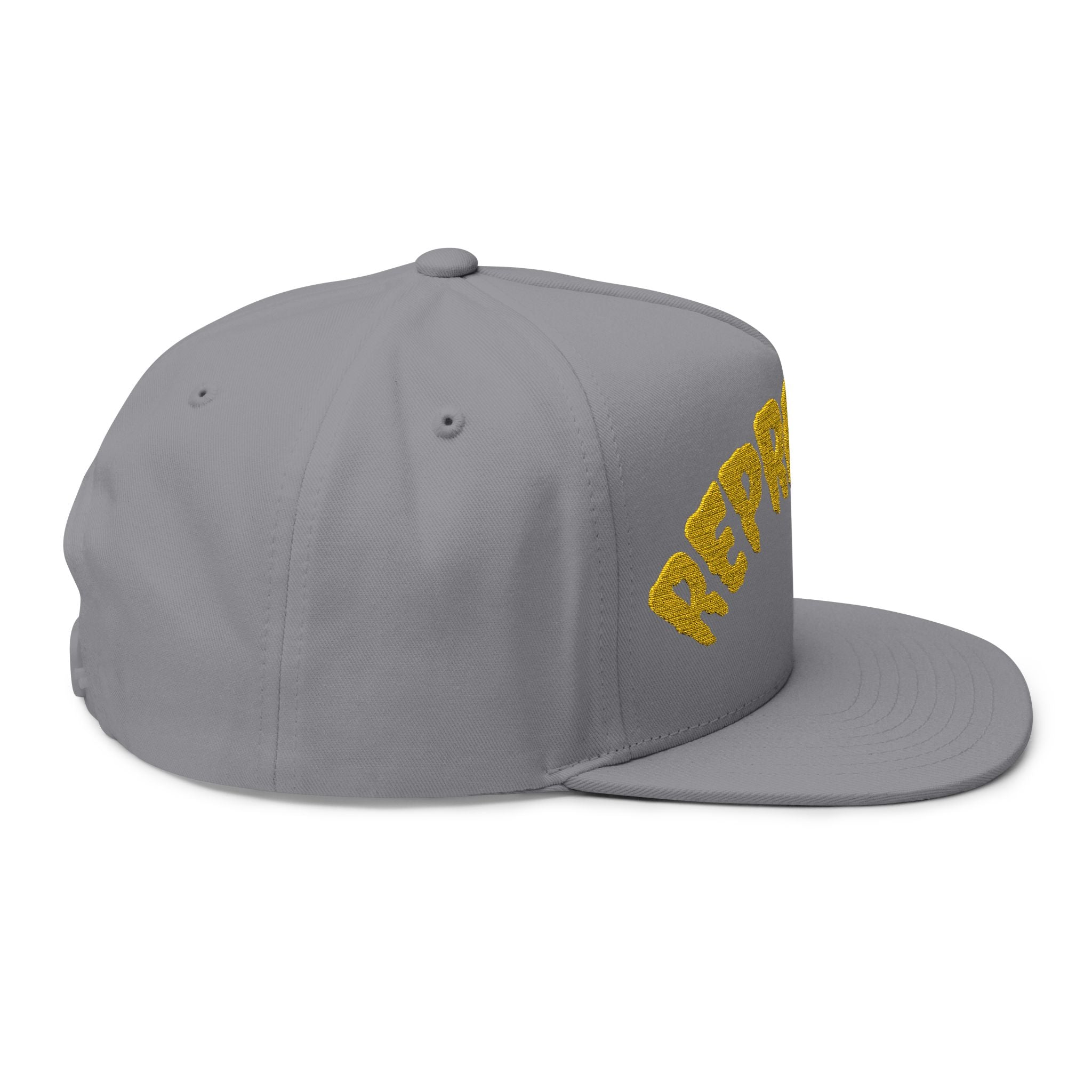 Flat Bill Cap (Embroidery)