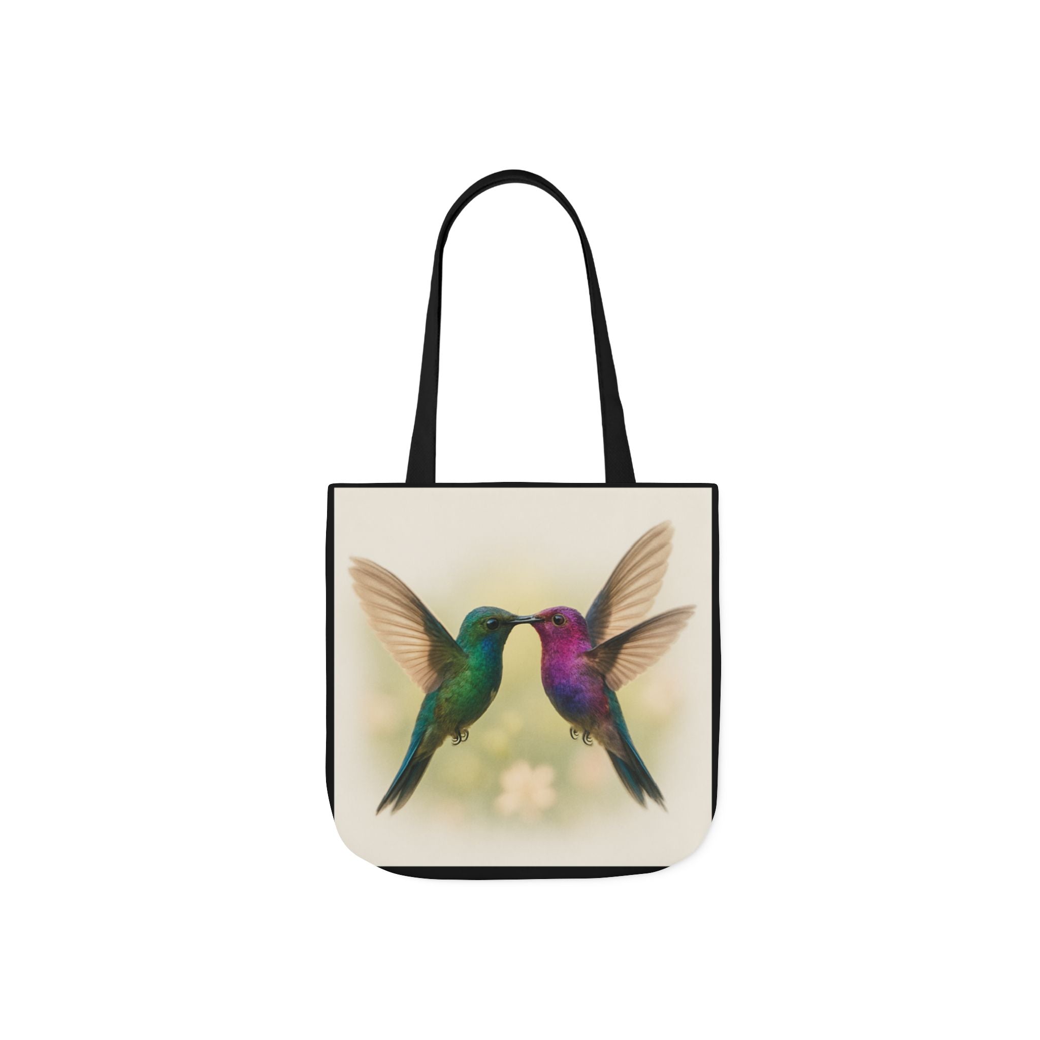 HUMMINGBIRD Canvas Tote Bag, 5-Color Straps