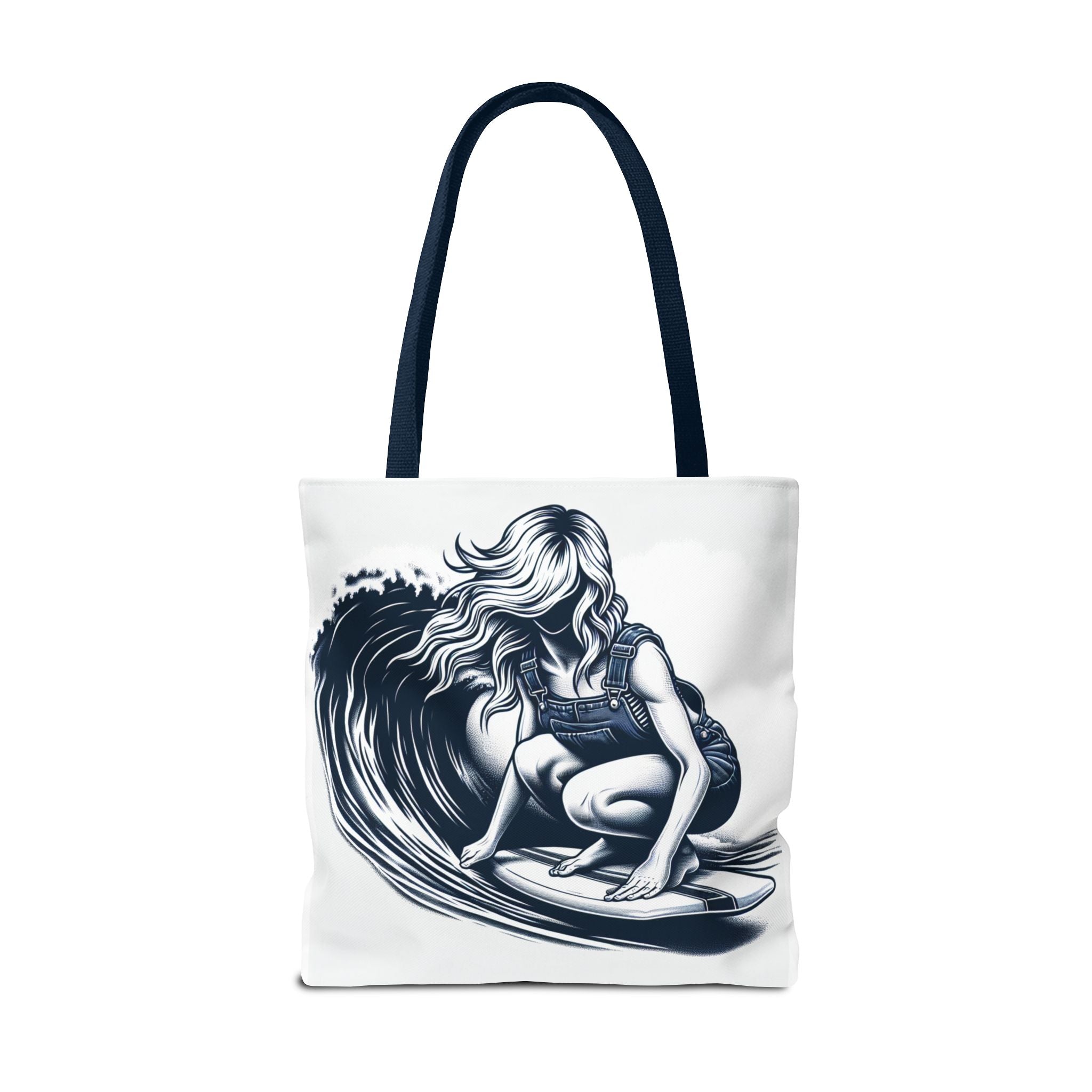Female Surfer Tote Bag (AOP)
