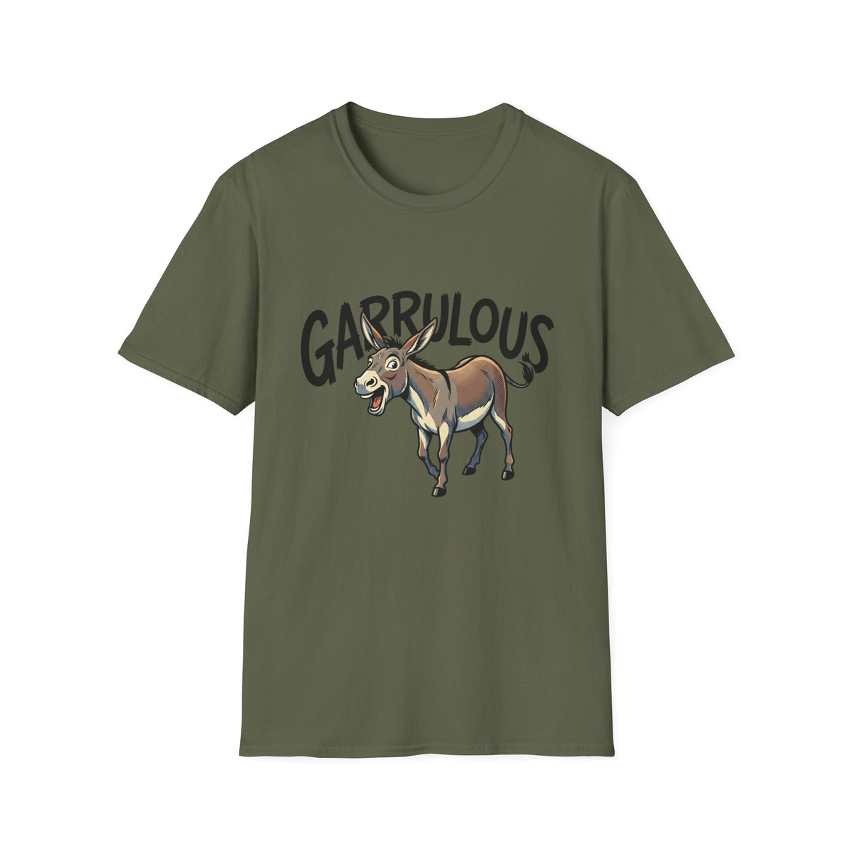 Garrulous Donkey Funny Animal T-Shirt