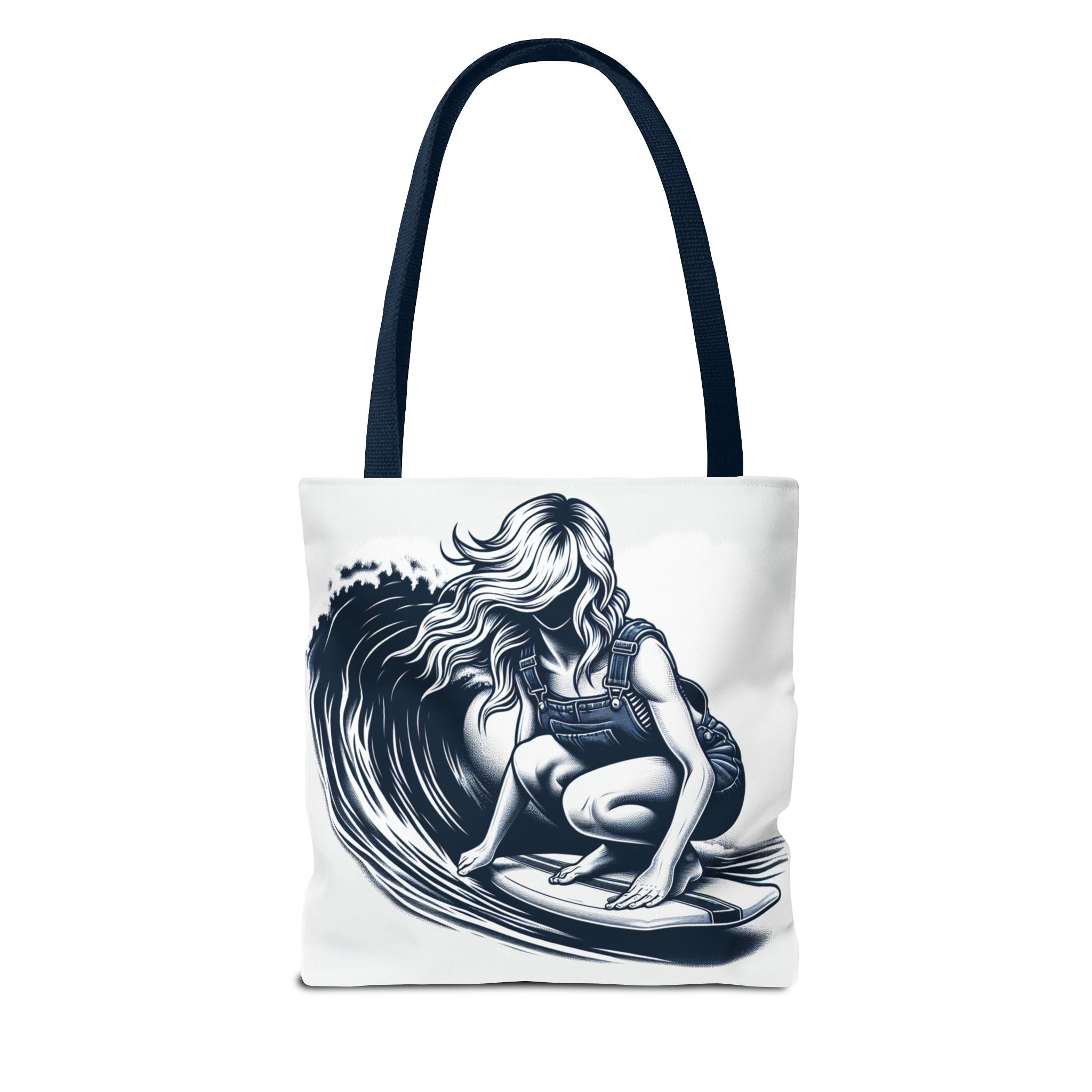 Female Surfer Tote Bag (AOP)