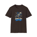 Sparky Got Zapped Skeleton Graphic T-Shirt