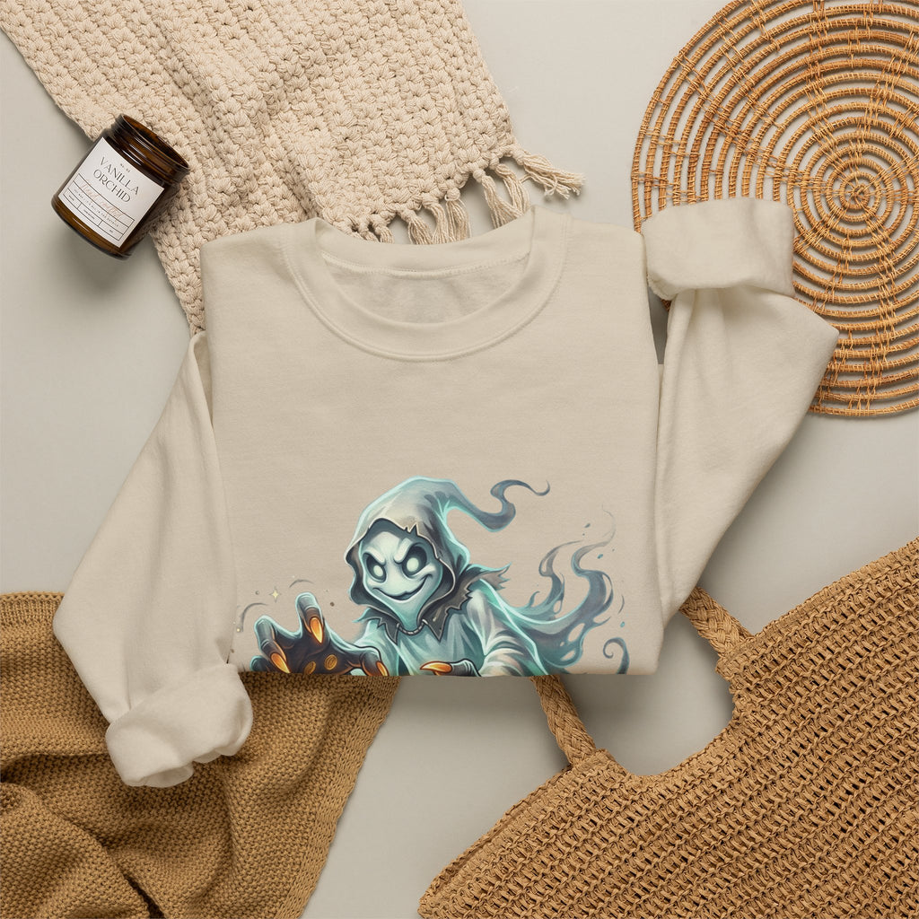 Treasure Ghost Halloween Crewneck Sweatshirt
