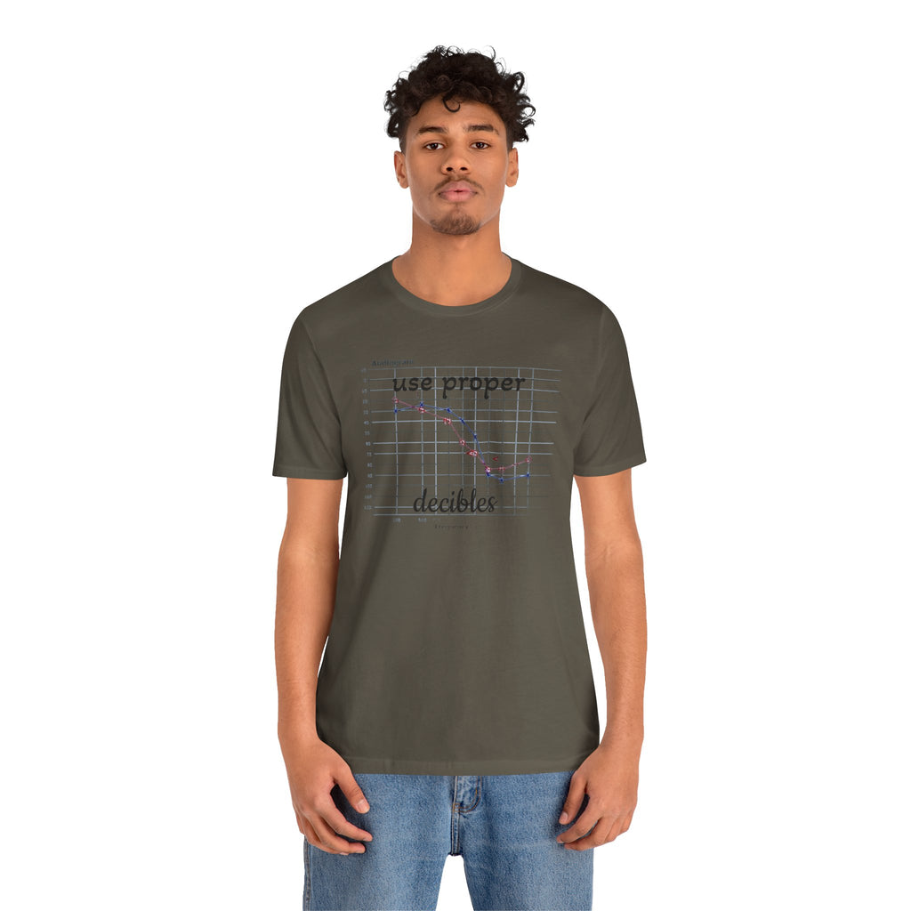 DECIBEL METER Jersey Short Sleeve Tee