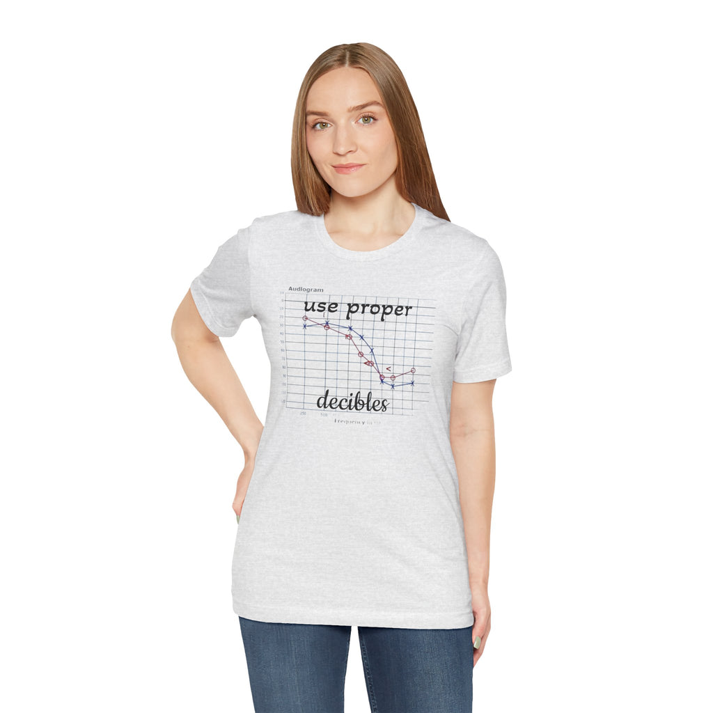 DECIBEL METER Jersey Short Sleeve Tee