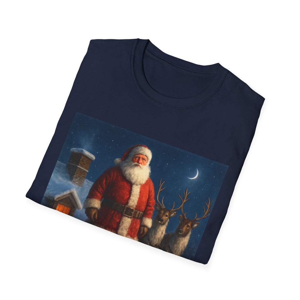 Santa Claus Night Scene T-Shirt