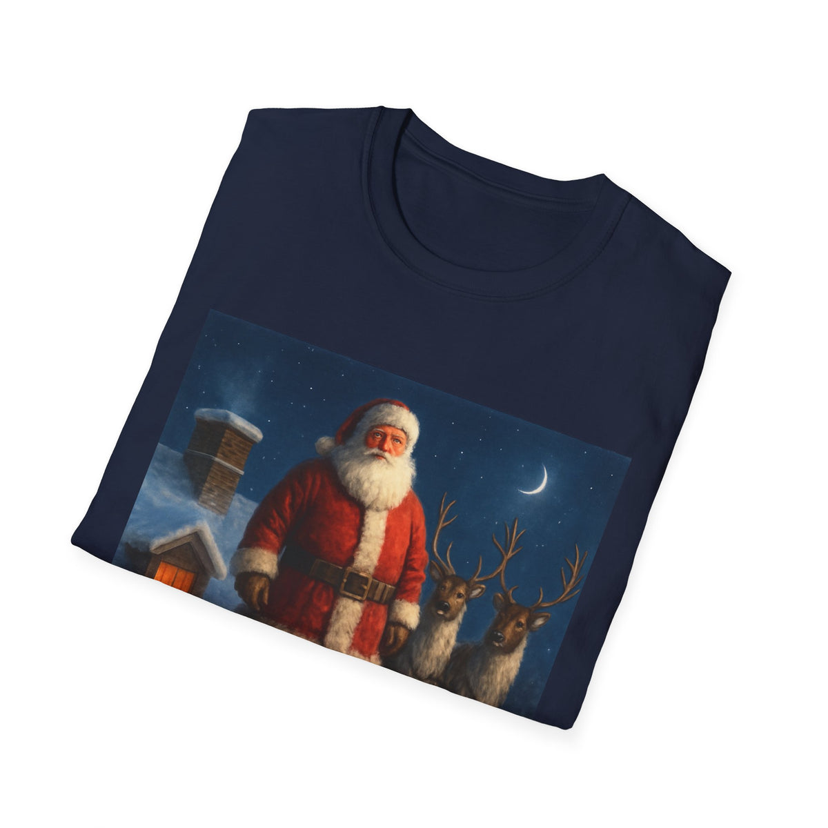 Santa Claus Night Scene T-Shirt