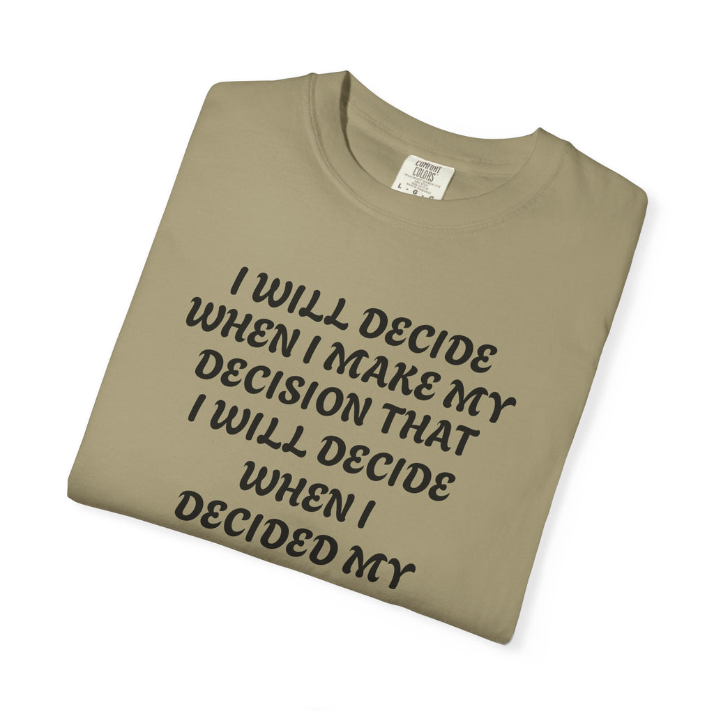 Unisex Garment-Dyed T-shirt