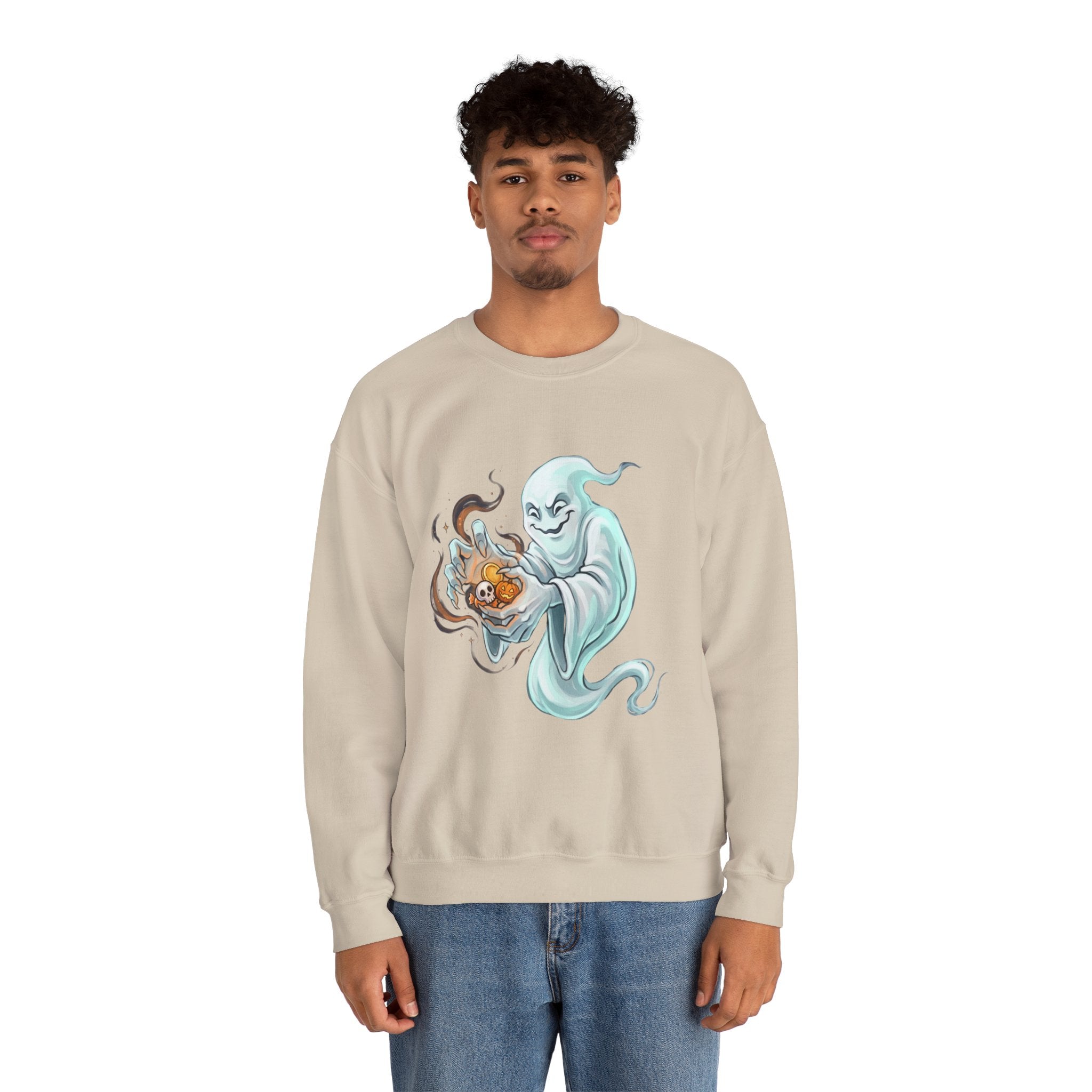 Ghost Portal Halloween Unisex Heavy Blend Crewneck Sweatshirt